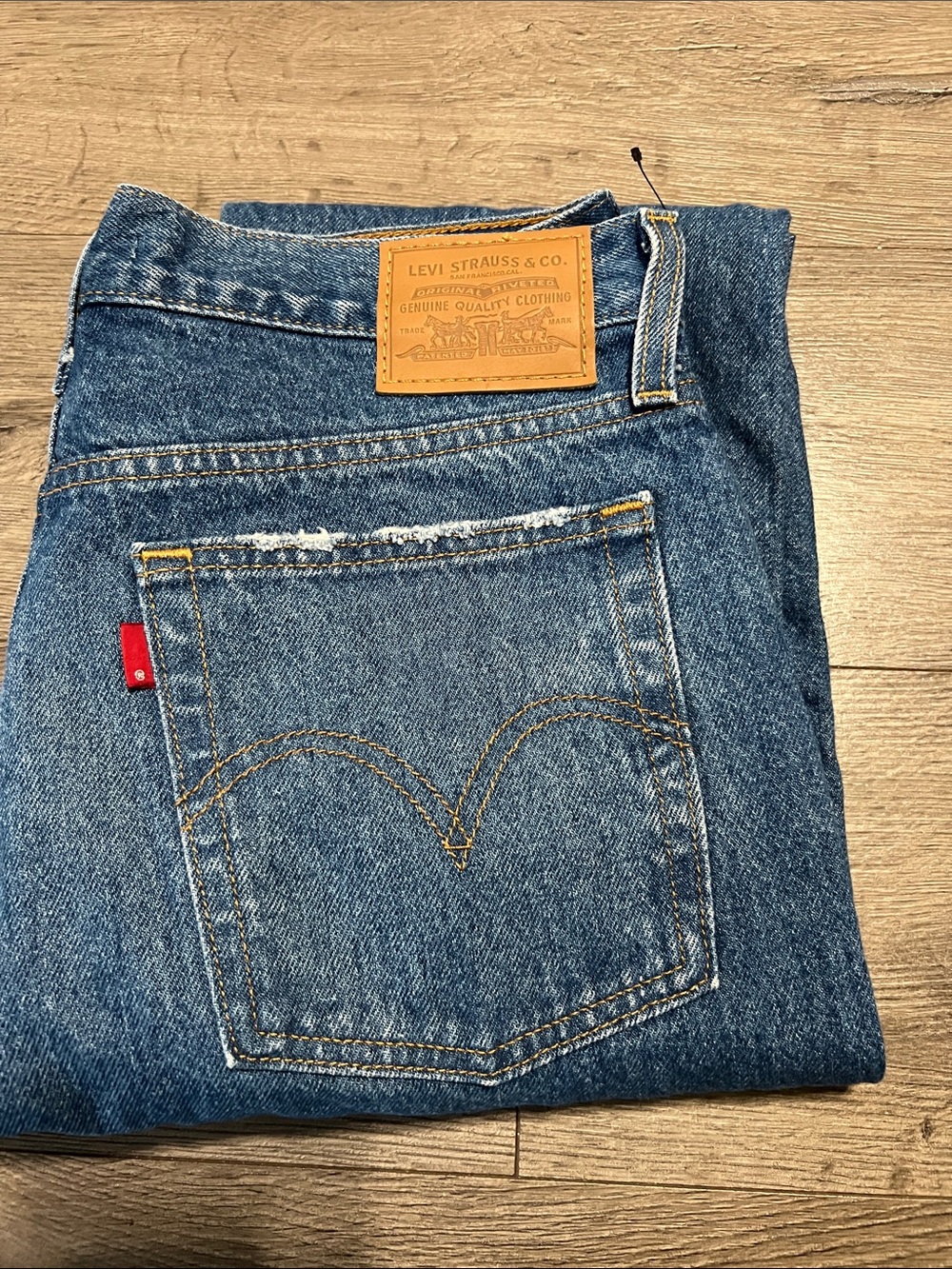Levi's Women's Straight Blue Denim Jeans